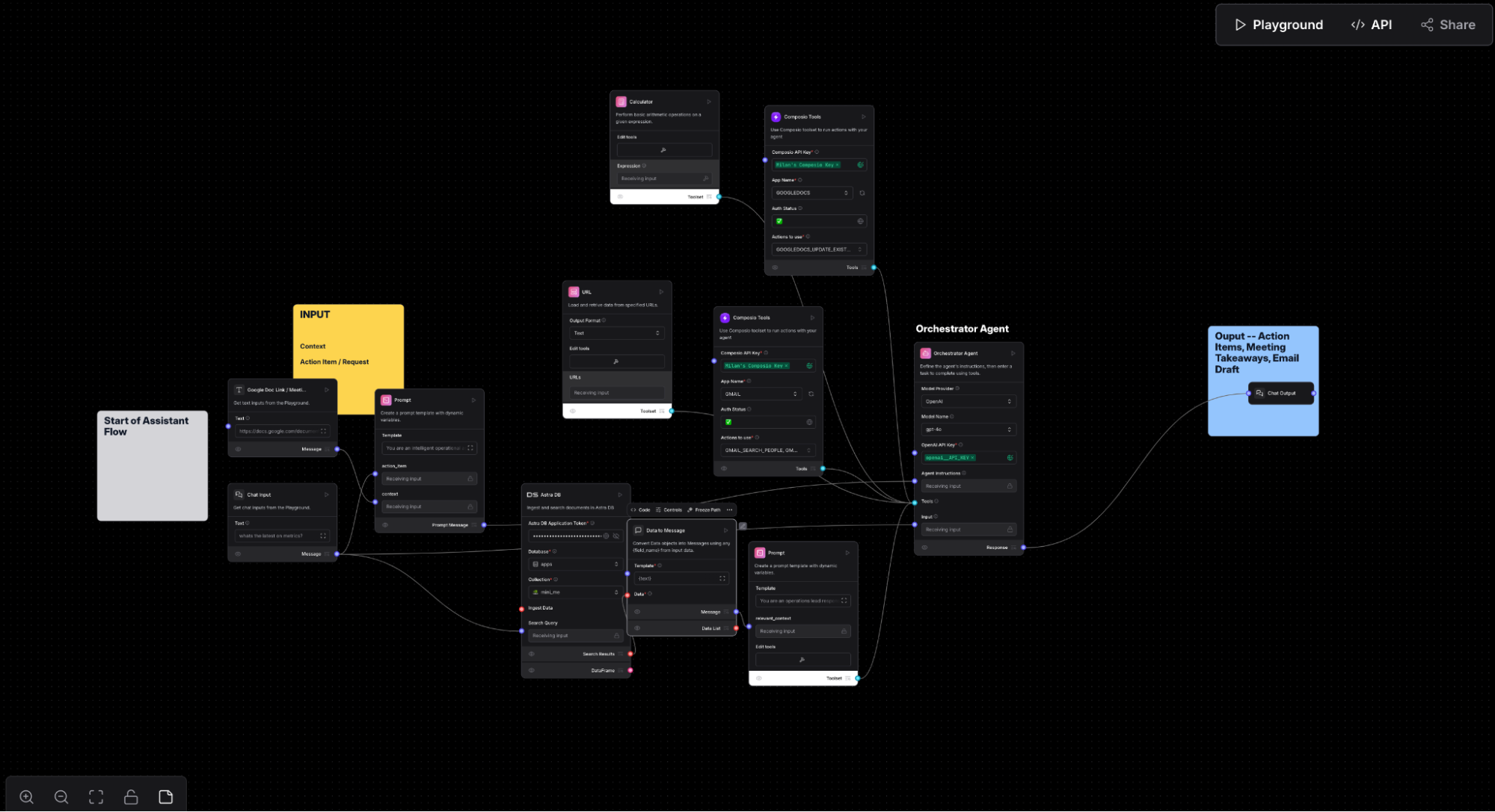An example of overloading the agent with multiple tools.